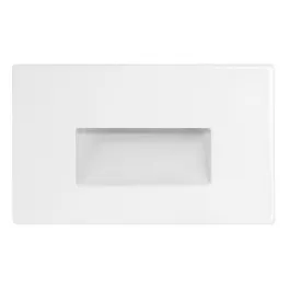 RAB 3W Horizontal Recessed LED Step Light - 2700K - 81 Lumens - 120V - White