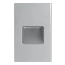 RAB 3W Vertical Recessed LED Step Light - 4000K - 59 Lumens - 120V - Silver