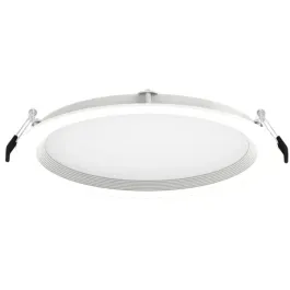 RAB 8" 23W LED Edge-Lit Wafer Downlight - Baffle Trim - CCT Selectable - 120V