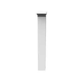 RAB 18W 42" Square LED Bollard - 0-10V Dimming - 270° Pattern - 5100K - 1,884 Lumens - 120-277V - White