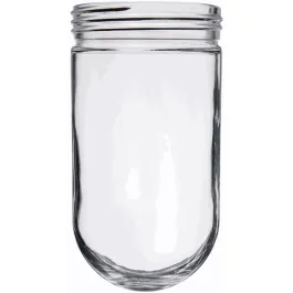 RAB Clear Round Bottom Glass Globe - 100 Series
