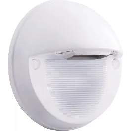 RAB 5W Round LED Step Light - 5000K - 213 Lumens - 120-240V - White