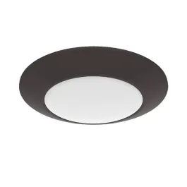RAB 16W 6" Round Economy LED Surface Mount - Bronze - 3000K - 1,000 Lumens - 120V