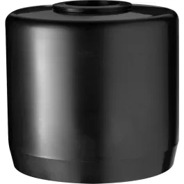 RAB PVC Mighty Cap - Fits 2" PVC - 1/2" Threaded Hole - Black