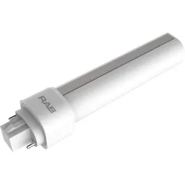 RAB 9W LED PL Lamp - 2-Pin G24d Base - 4000K - 1,000 Lumens - 120-277V