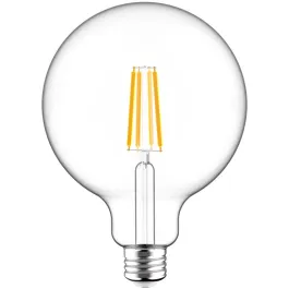 RAB 9W G40 LED Filament Lamp - Clear Lens - 3000K - 810 Lumens - 120V