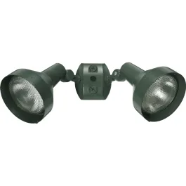 RAB Dual Head PAR Flood Kit - Bell Hood - 120V - Verde Green