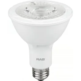RAB 11W LED PAR30L - Dimmable - 35º Beam Angle - 3000K - 900 Lumens - 120V