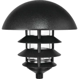 RAB 100W Max Four Tier Dome Top Landscape Light - Black - 120V