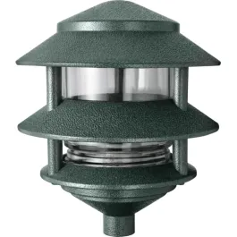 RAB 75W Max Three Tier Landscape Light - Verde Green - 120V