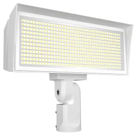 RAB FFLED LED Flood Light - Slipfitter Mount - 7-Pin Receptacle - 3000K - 120-277V - White