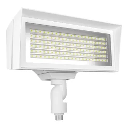 RAB FFLED LED Flood Light - Knuckle Mount - Button Photocell - CCT Selectable - 120-277V - White