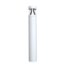 RAB B17 LED Round Bollard - Flat Top - CCT Selectable - 120-277V - White