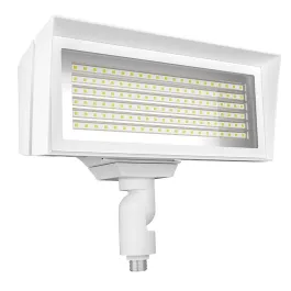 RAB FFLED LED Flood Light - Knuckle Mount - 7-Pin Receptacle - 3000K - 120-277V - White