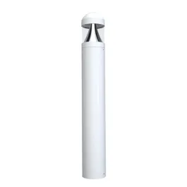 RAB B17 LED Round Bollard - Dome Top - CCT Selectable - 120-277V - White