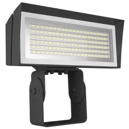 RAB FFLED LED Flood Light - Trunnion Mount - 7-Pin Receptacle - CCT Selectable - 120-277V - Bronze