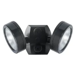 RAB LESLIE Dual Head LED Flood Light - 2 x 13W - 3000K - 120V - Bronze