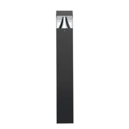 RAB B17 LED Square Bollard - Flat Top - CCT Selectable - 120-277V - Bronze
