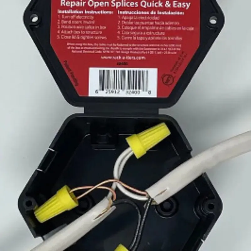 Open Splice Junction Box, 4"