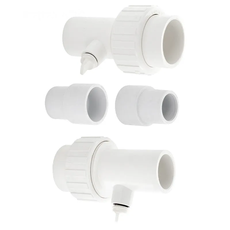 RAYPAK H000318 PVC Union with Built-In Drain 1-1/2 x 1/4