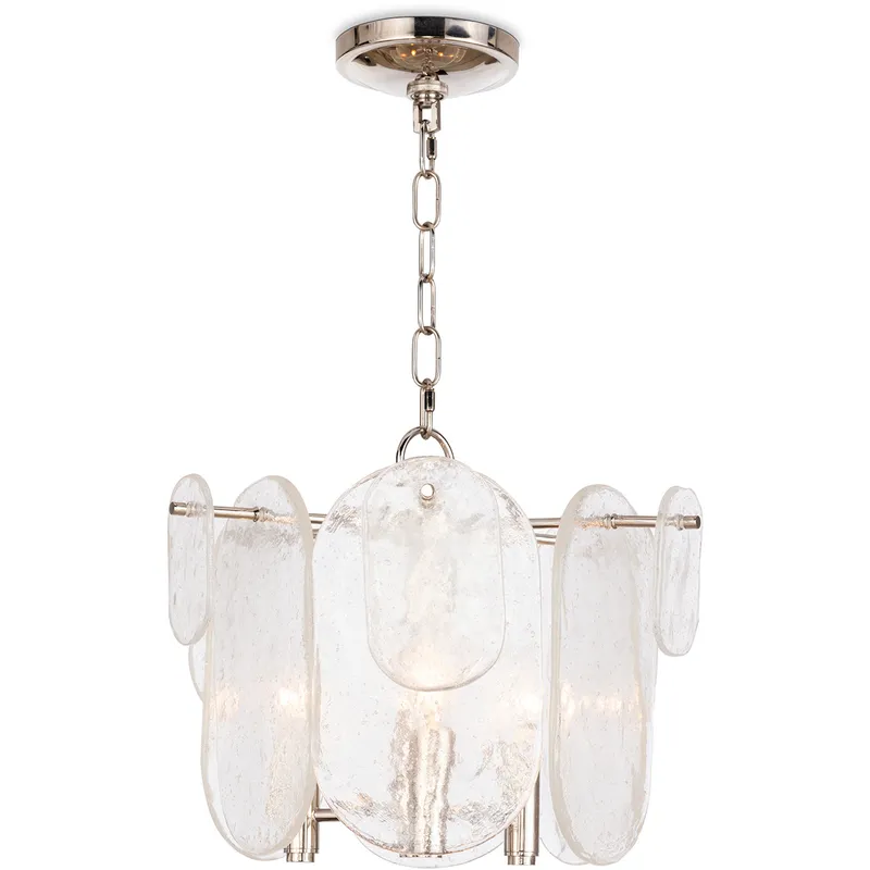 Echo 3 Light 15.5 inch Polished Nickel Pendant Ceiling Light