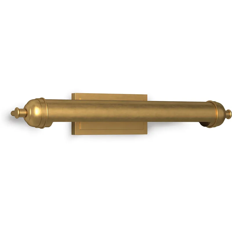 Devon 50 watt 22.5 inch Natural Brass Picture Light Wall Light, Large