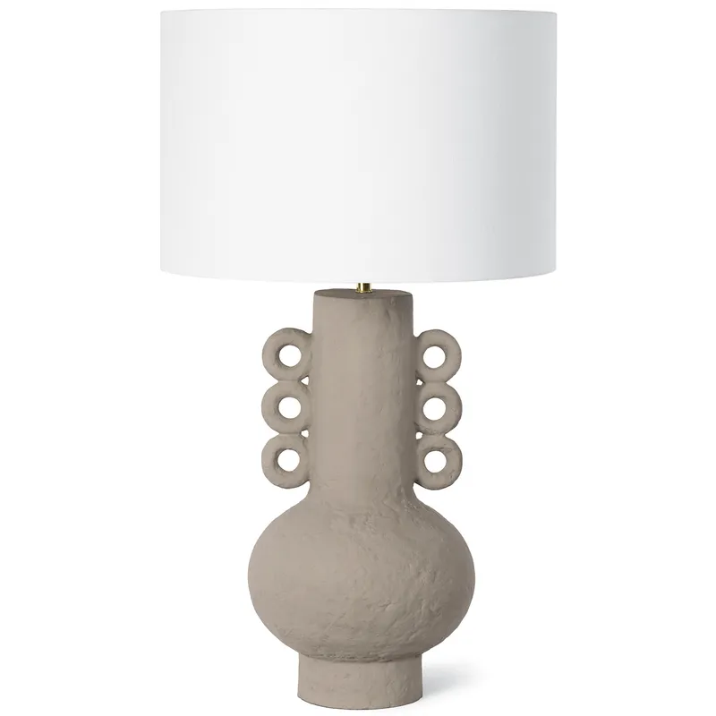 Chandra 29 inch 150.00 watt Brown Table Lamp Portable Light