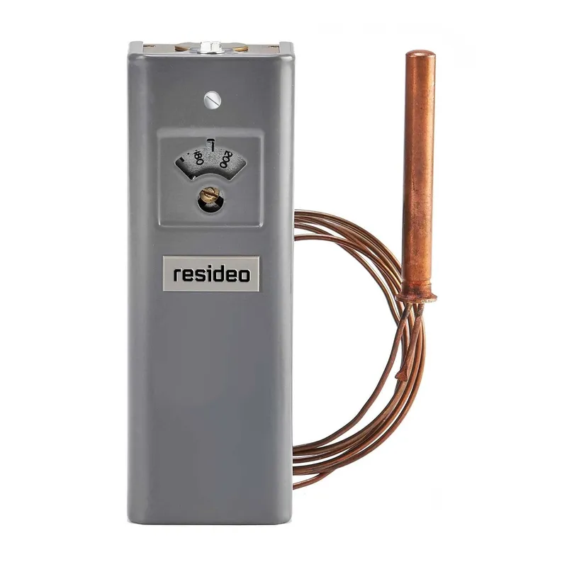 RESIDEO L4008A1130/U High or Low Limit Aquastat 130-270 �F 120 in Capillary Length