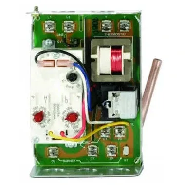 RESIDEO L8124L1011/U Aquastat Triple Quick Connect 130-240 Degrees Fahrenheit High Limit 10F Fixed Low Limit 10-25F Adjustable