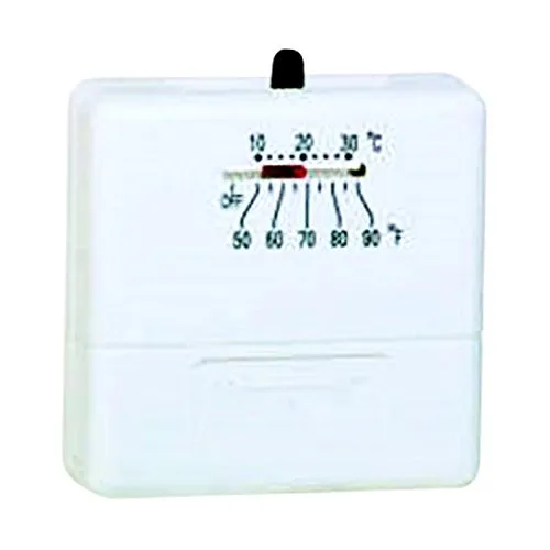Honeywell Home TS812A1007 T812 Heat Only Square Thermostat w/ Pos Off Switch Economy Honeywell Thermostats