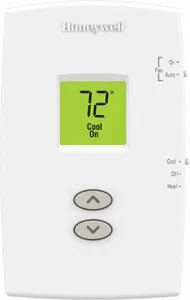 Resideo TH1110DV1009/U Digital Thermostat 1H/1C Non-Programmable Battery/Hardwire PRO 1000
