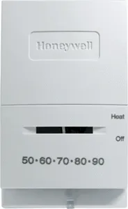 Resideo T822K1000/U Thermostat Heat Only Non-Programmable Premier White