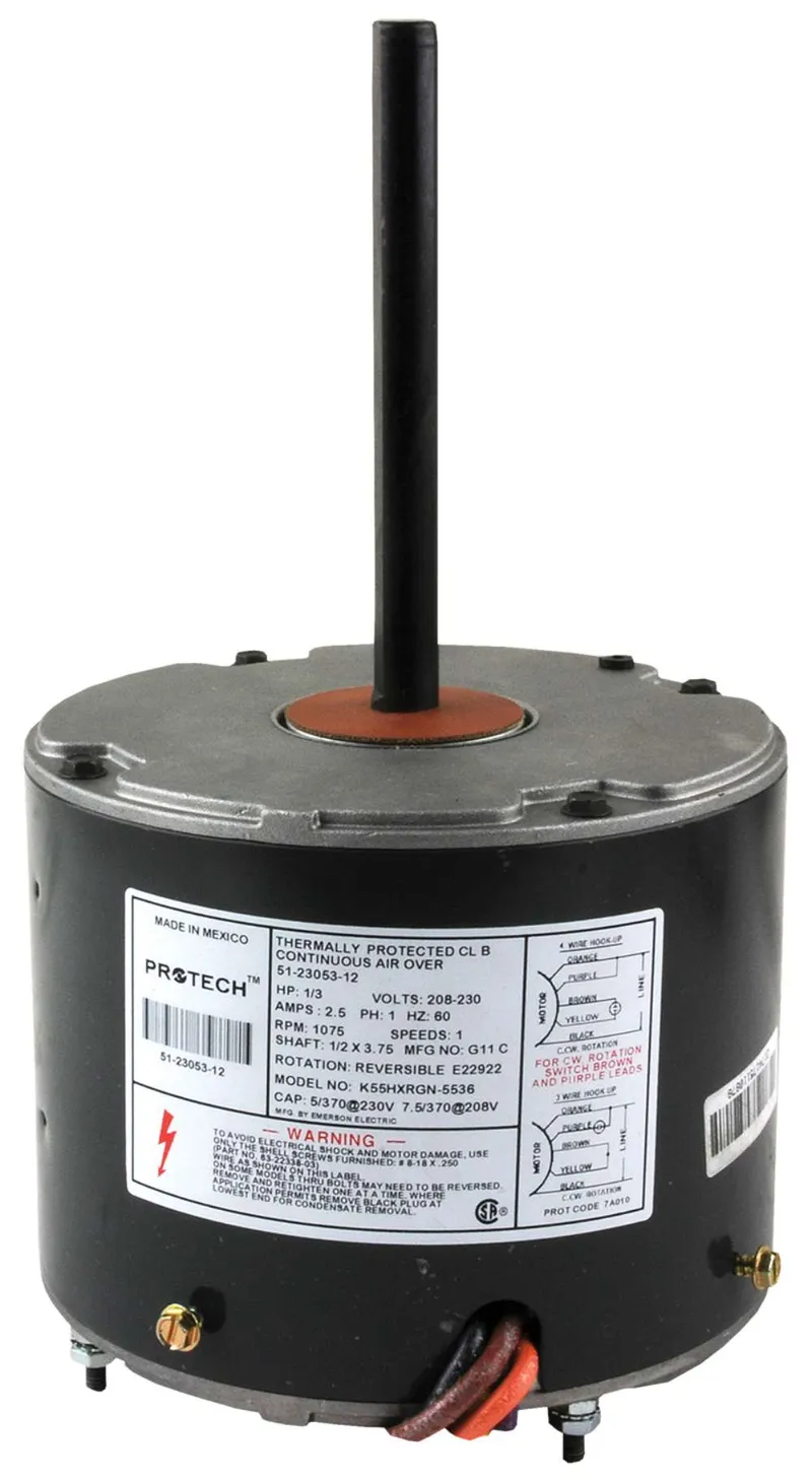 RHEEM 51-23053-12 Condenser Fan Motor 1/3 HP