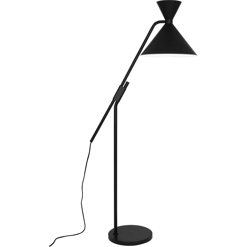 Cinch 63 inch 60 watt Matte Black Painted Floor Lamp Portable Light