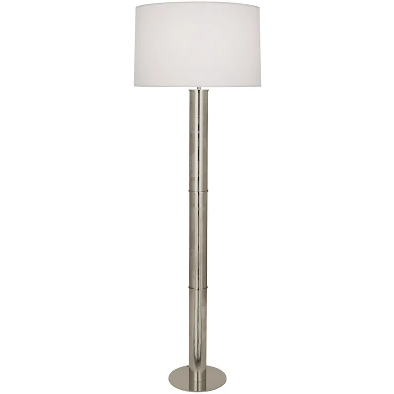 Michael Berman Brut 62.25 inch 150 watt Polished Nickel Floor Lamp Portable Light