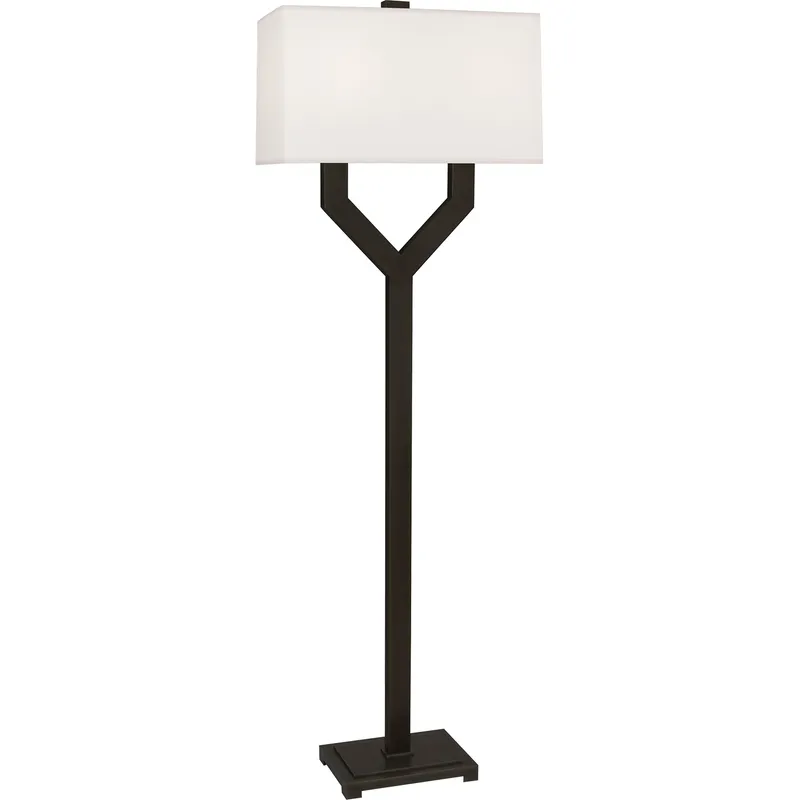 Valerie 63 inch 100 watt Deep Patina Bronze Floor Lamp Portable Light in Fondine
