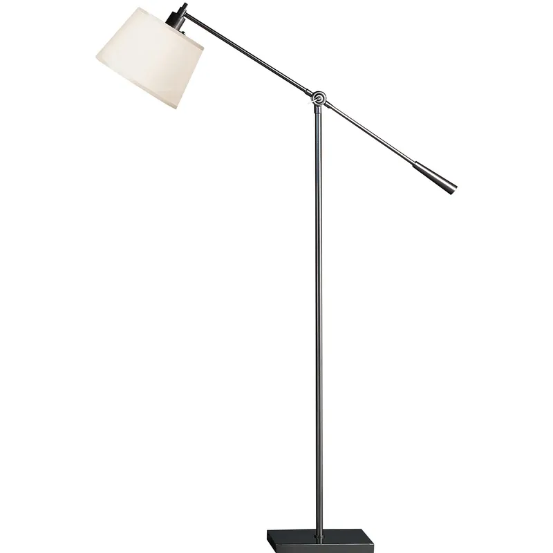 Real Simple 42.5 inch 100 watt Gunmetal Powder Coat Floor Lamp Portable Light