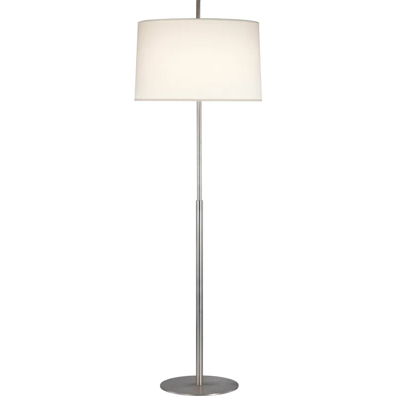 Echo 63.75 inch 150 watt Stainless Steel Floor Lamp Portable Light