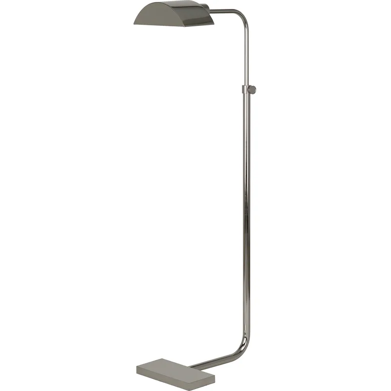 Koleman 35.63 inch 60 watt Polished Nickel Floor Lamp Portable Light