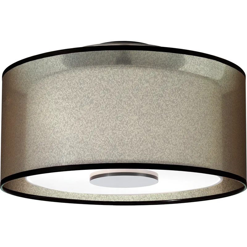 Saturnia 2 Light 17.5 inch Deep Patina Bronze Flushmount Ceiling Light
