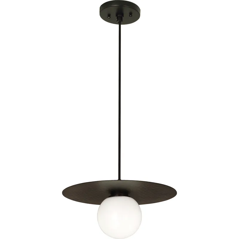 Dal LED 13 inch Deep Patina Bronze Pendant Ceiling Light
