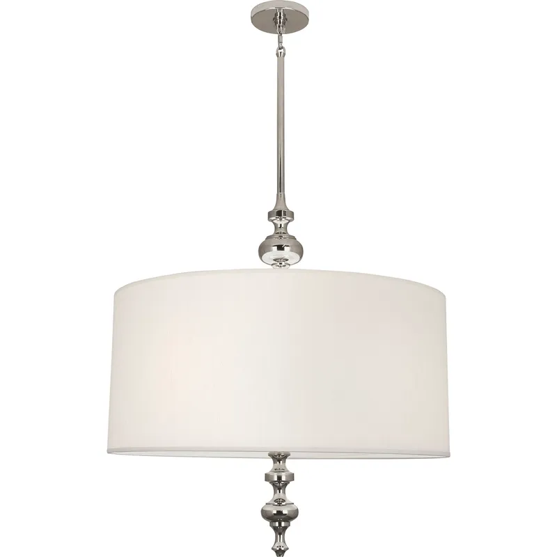 Arthur 3 Light 27 inch Polished Nickel Pendant Ceiling Light