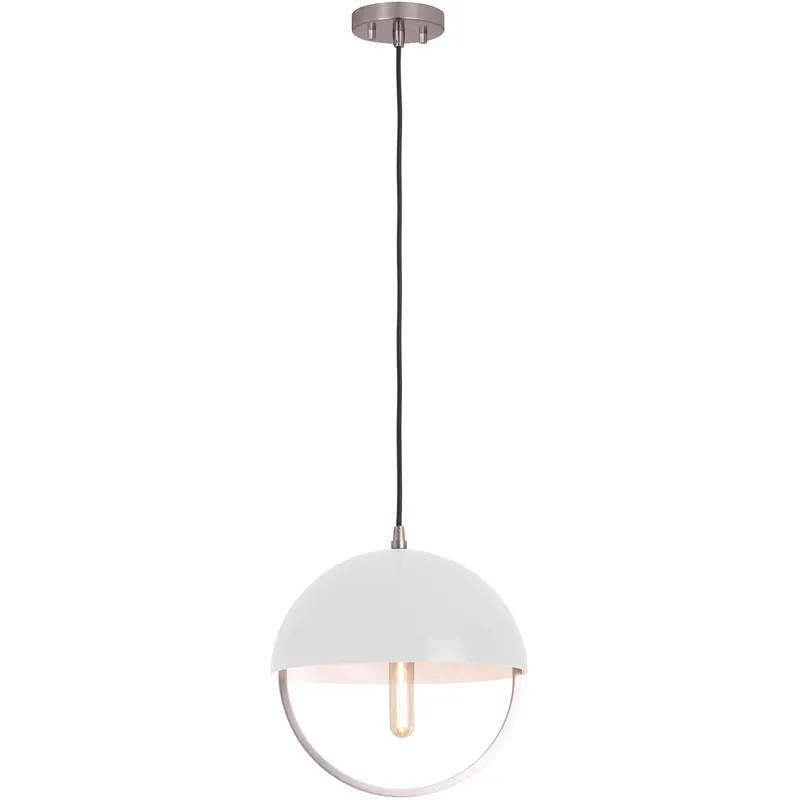 Mavisten Edition Copernica LED 12.25 inch Pewter Pendant Ceiling Light in White