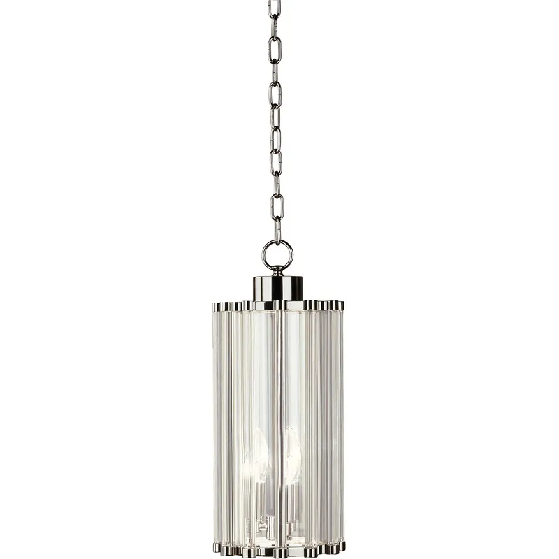 Cole 3 Light 7.5 inch Polished Nickel Pendant Ceiling Light