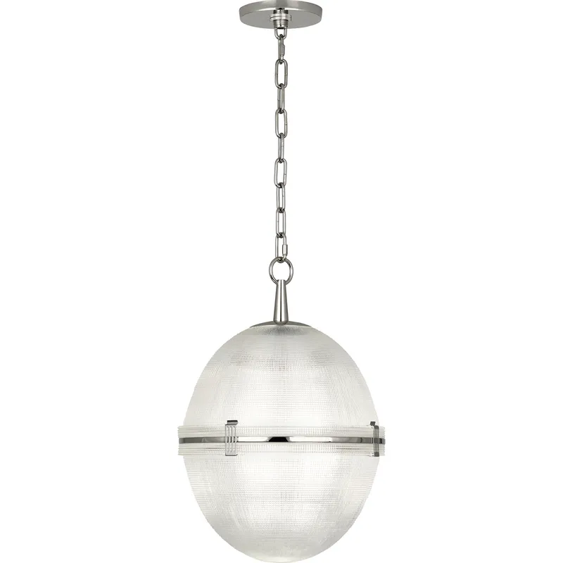 Brighton 1 Light 12.88 inch Polished Nickel Pendant Ceiling Light