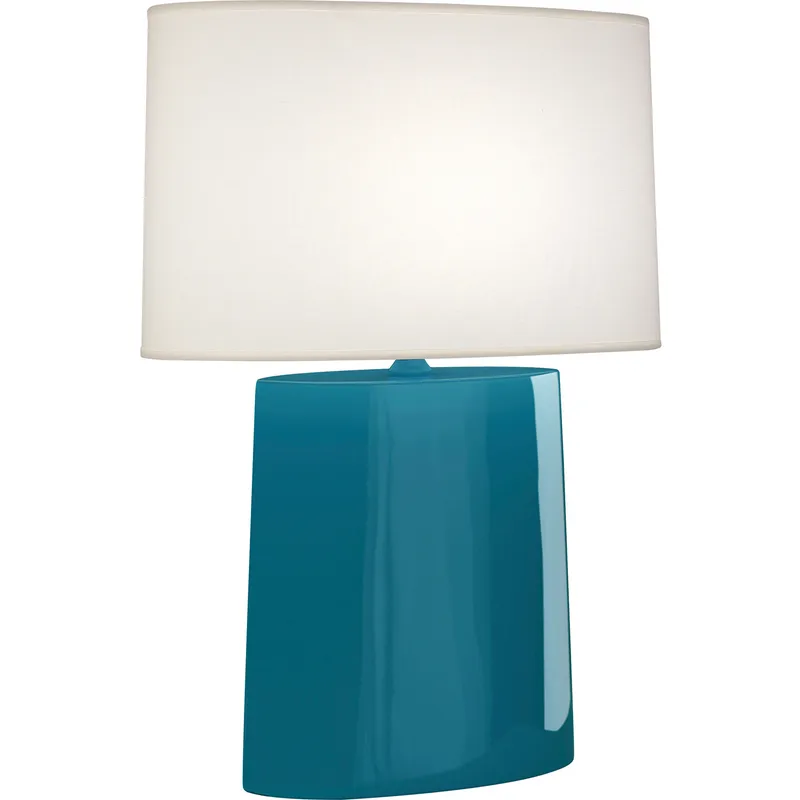 Victor 26.25 inch 100 watt Peacock Table Lamp Portable Light