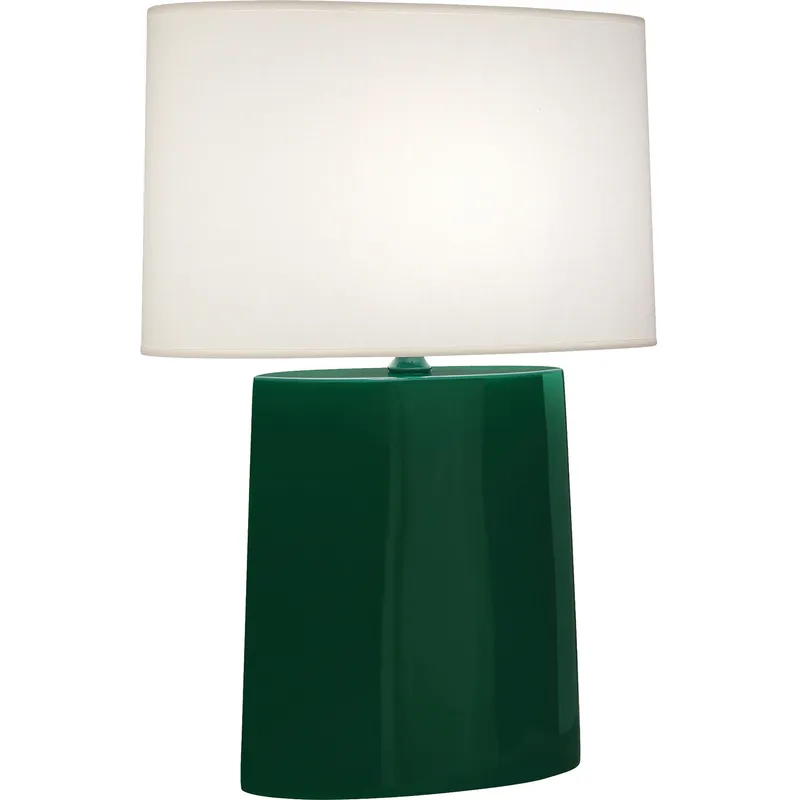 Victor 26.25 inch 100 watt Jungle Glaze Table Lamp Portable Light