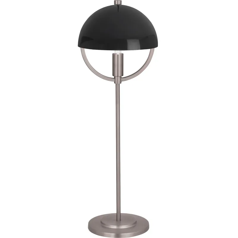 Mavisten Edition Copernica 25.5 inch 60 watt Pewter Table Lamp Portable Light in Piano Black