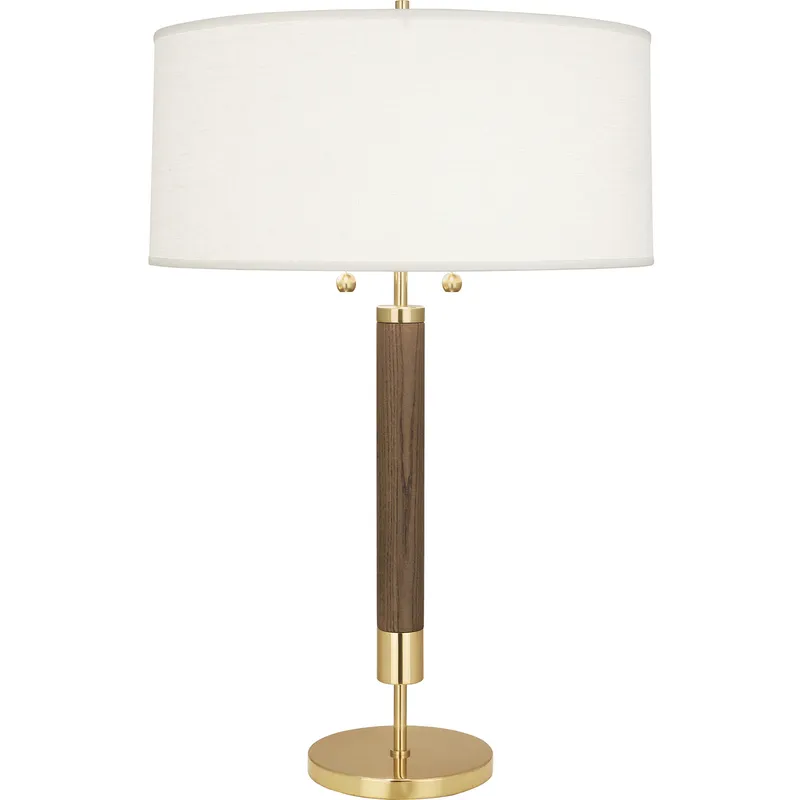 Dexter 28.25 inch 100 watt Modern Brass Table Lamp Portable Light