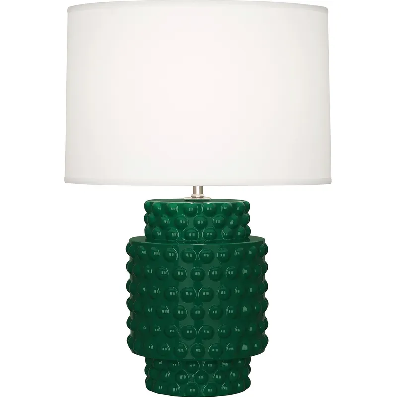 Small Dolly 21.38 inch 150 watt Jungle Glazed Textured Ceramic Accent Lamp Portable Light in Fondine
